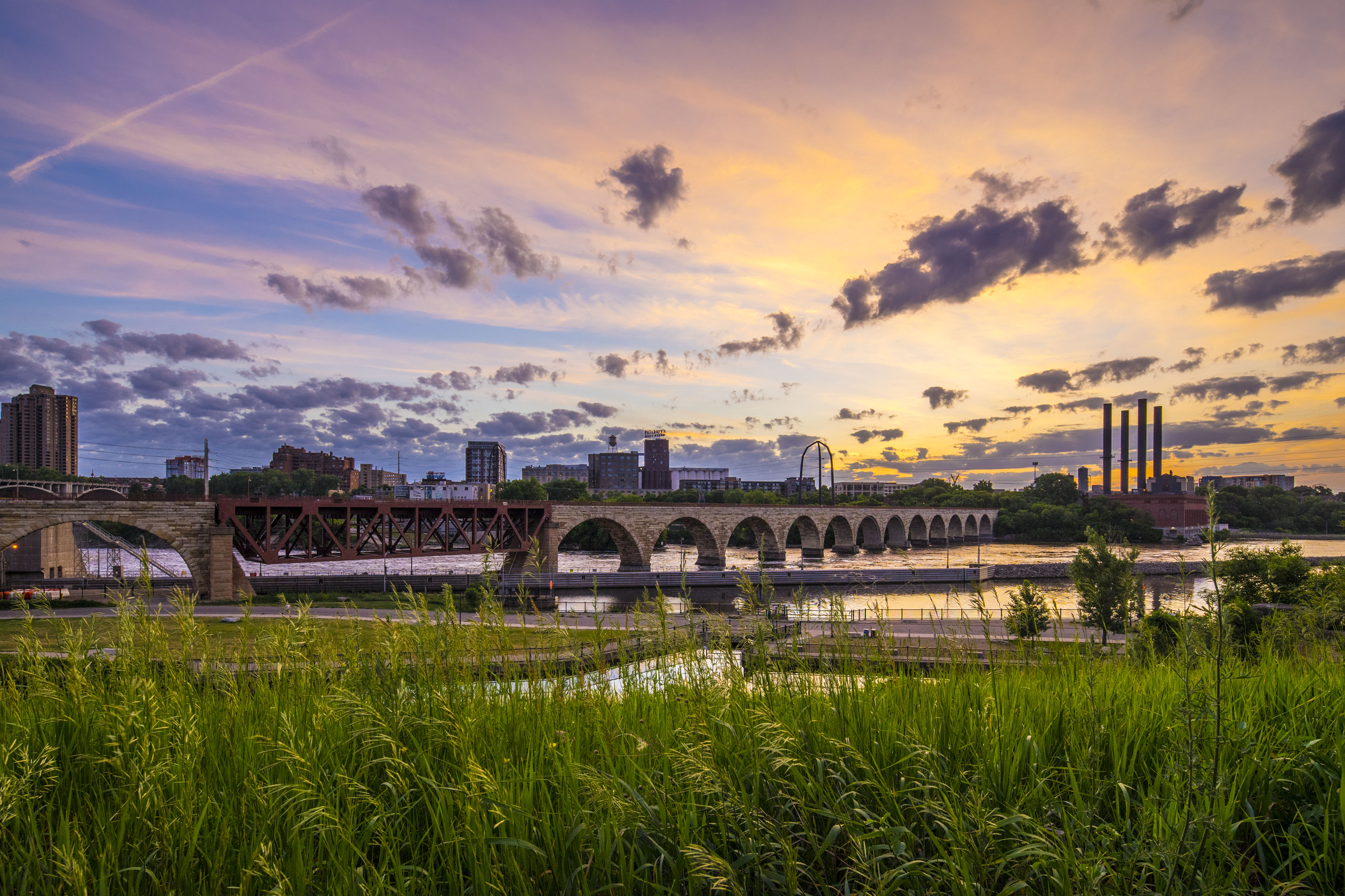 Minneapolis stone bridge